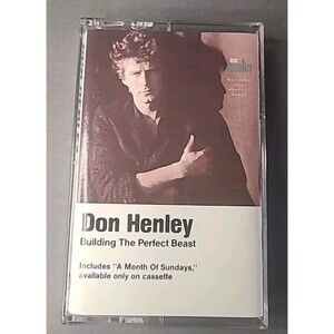 Vintage Don Henley Building the Perfect Beast Cassette 1984 Columbia House